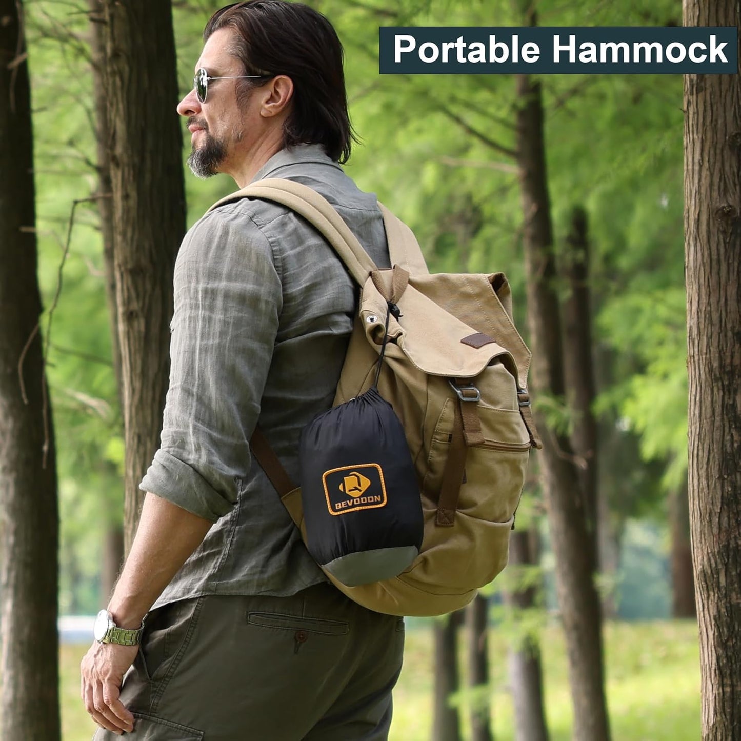 Ultimate Camping Hammock with Insect Net - Portable Double Hammock Set with Tree Straps & Heavy-Duty Hooks for Outdoor Adventures