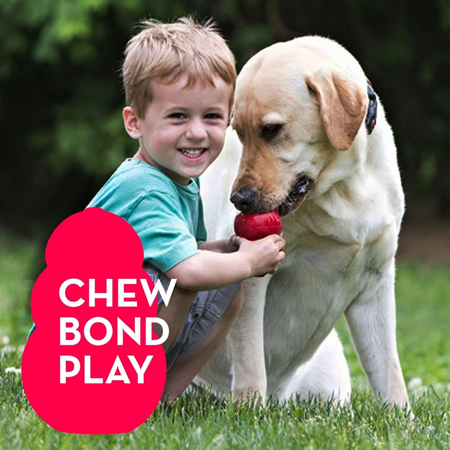 Classic Stuffable Dog Toy - Fetch & Chew Toy for Dogs - Treat-Filling Capabilities & Erratic Bounce for Extended Play Time - Durable Natural Rubber Material - for Medium Dogs (Pack of 2)